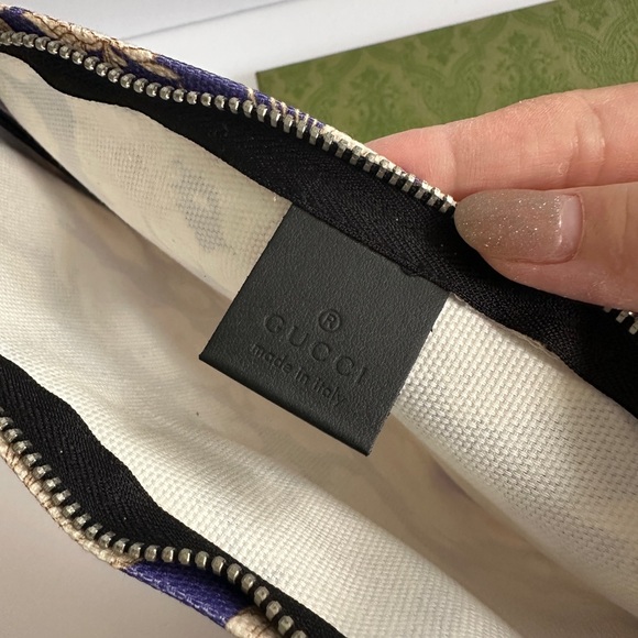 Gucci Floral Zip Pouch with Box NEW - Picture 3 of 4
